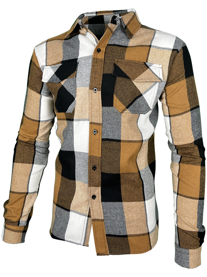 Plaid flannel shirt for men Lune London