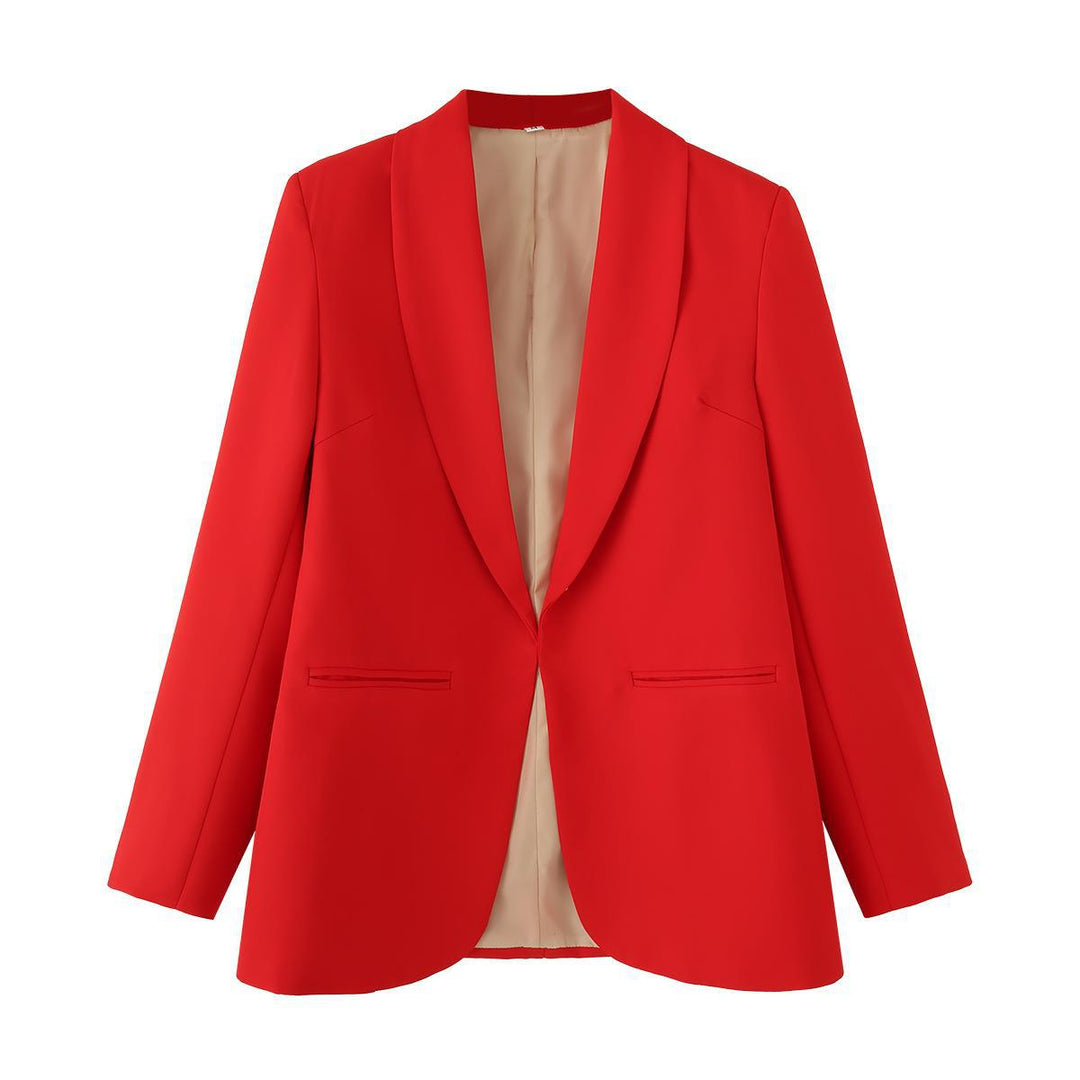 Women Elegant Blazer with Soft Shoulders and Luxurious Inner Lining Lune London