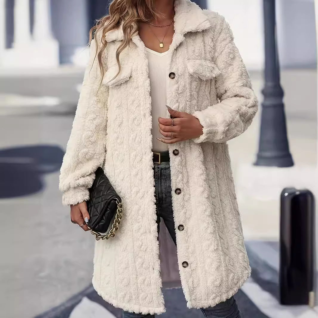 Fleece jacket for women with a high-quality structured design and practical pockets Lune London