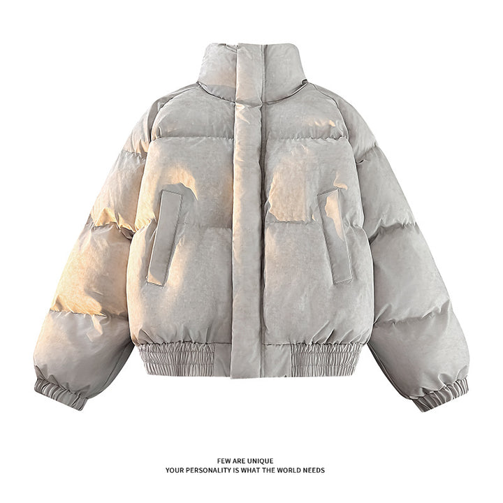 Stylish down jacket for ladies with high collar and elastic sleeves Lune London