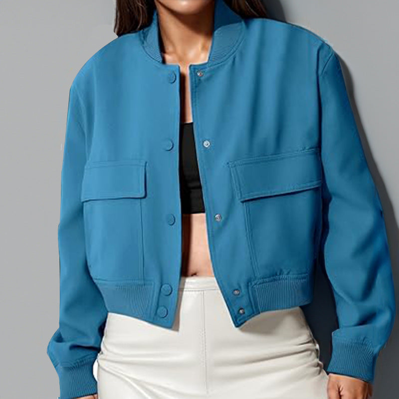 Veste Bomber imprimée artistique pour femmes Chic & Stil