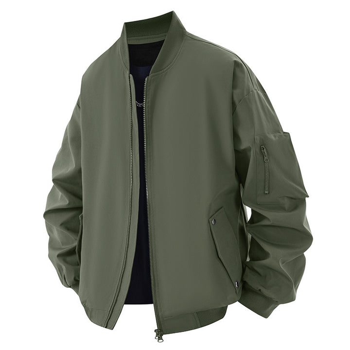 Functional bomber jacket for men with multiple pockets Lune London