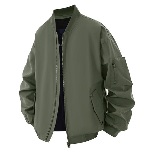 Functional bomber jacket for men with multiple pockets Lune London