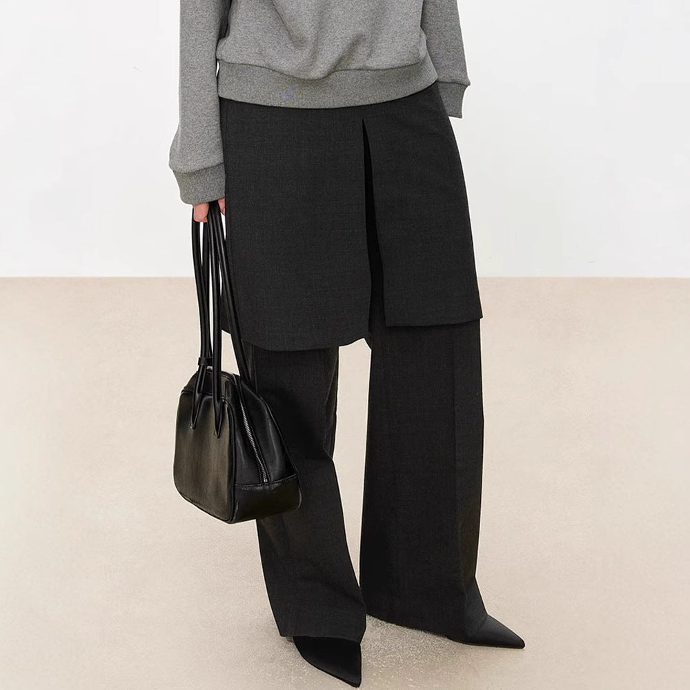 Pantalons de costume larges élégants pour femmes avec design innovant Chic & Stil