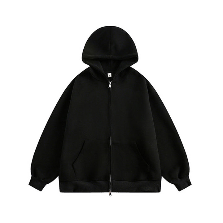 Casual women's hoodie with zipper and pockets Lune London