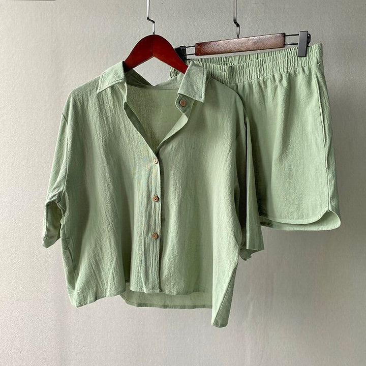 Ladies Soft Lin Course Set Lune London