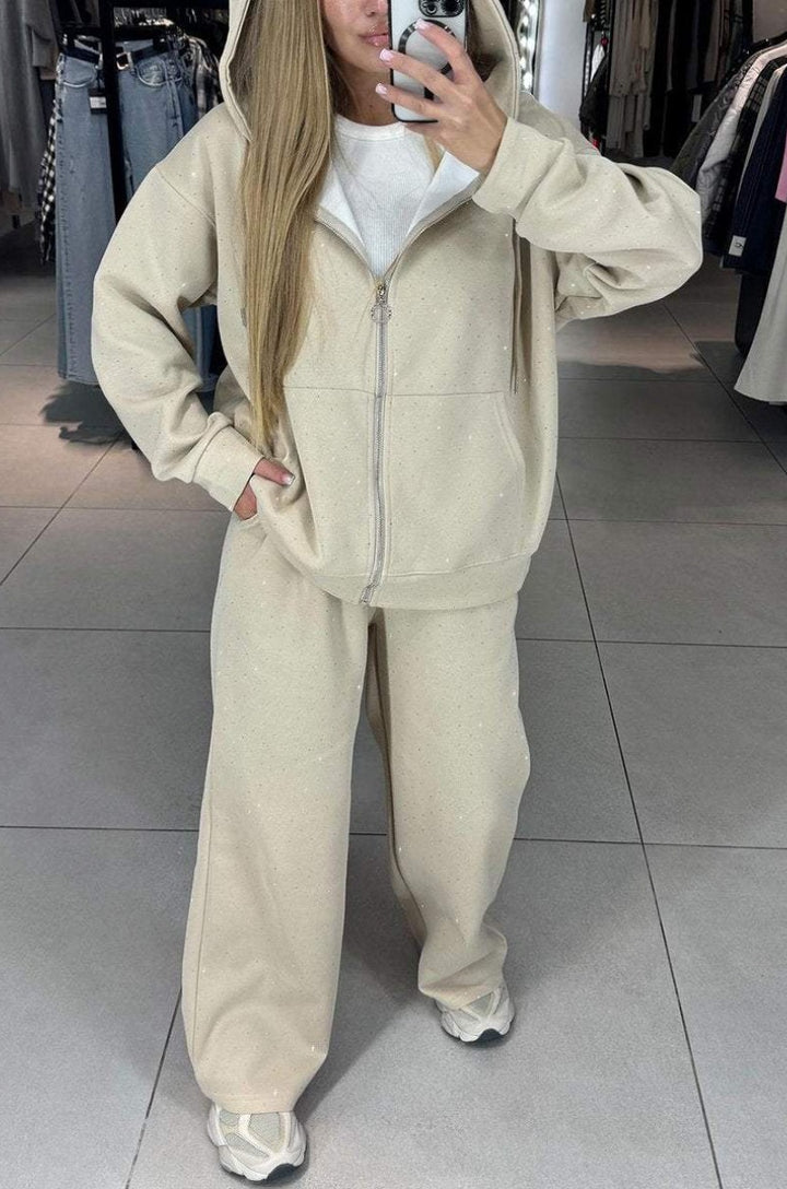 Women Casual Sports Outfit with Hood and Loose Fit Lune London