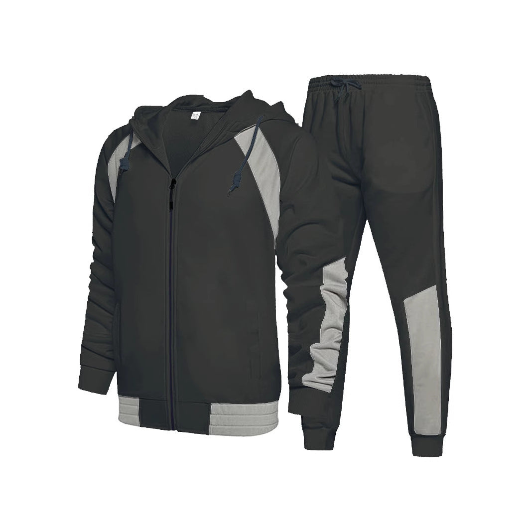 Men's sports top with functional zipper and elastic cuffs Lune London