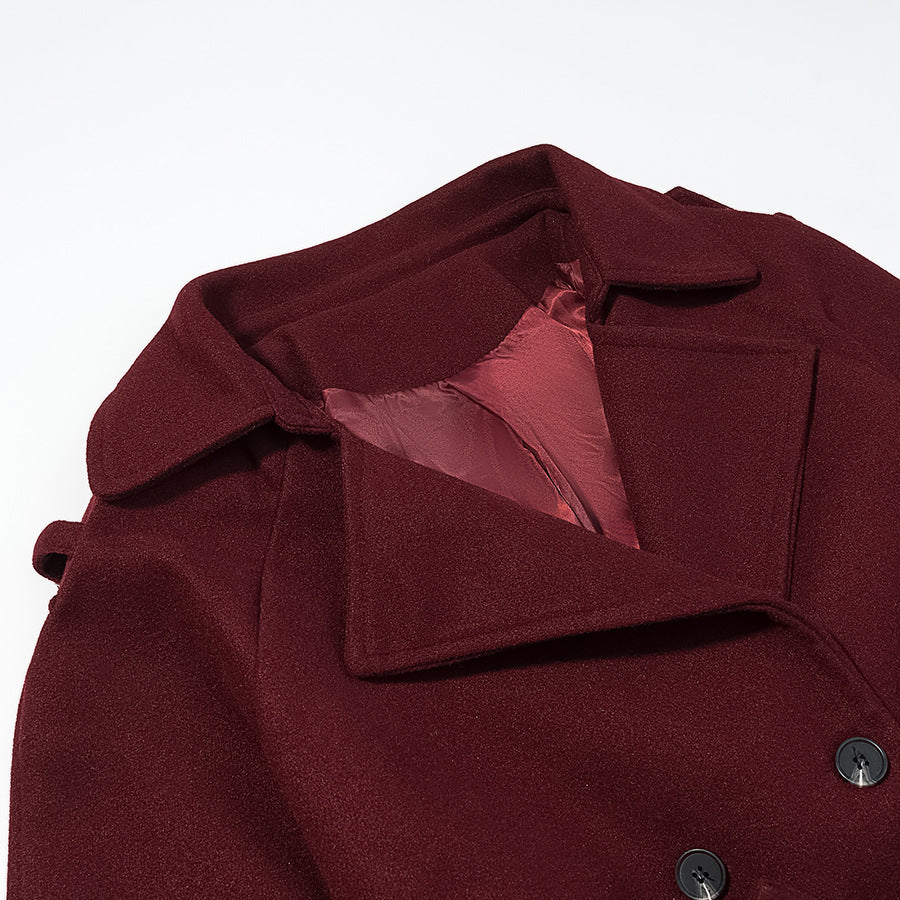 Manteau trench élégant pour femmes avec ceinture et patte de boutonnage double Chic & Stil
