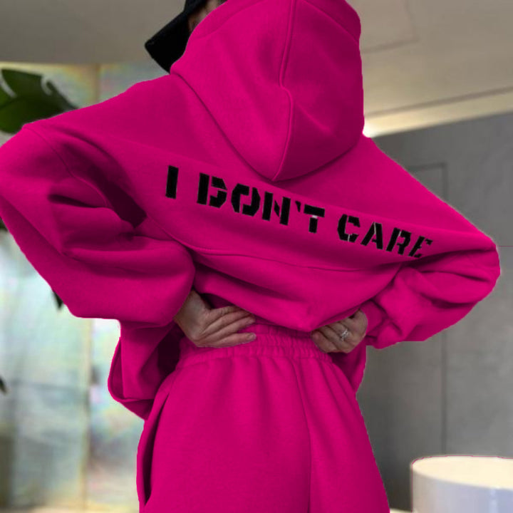 Oversized hoodie for women with statement print Lune London