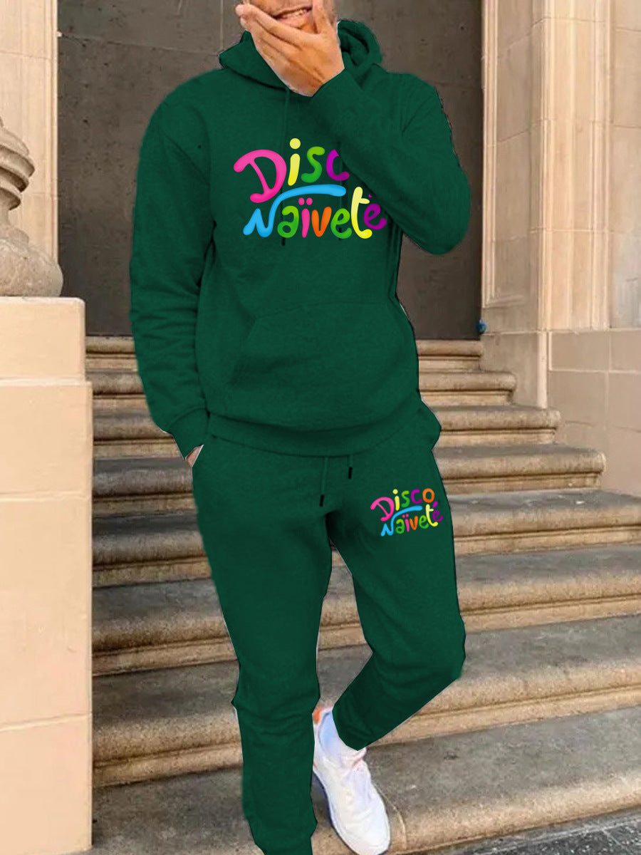 Women's hoodie and jogger set with bold inscription Lune London