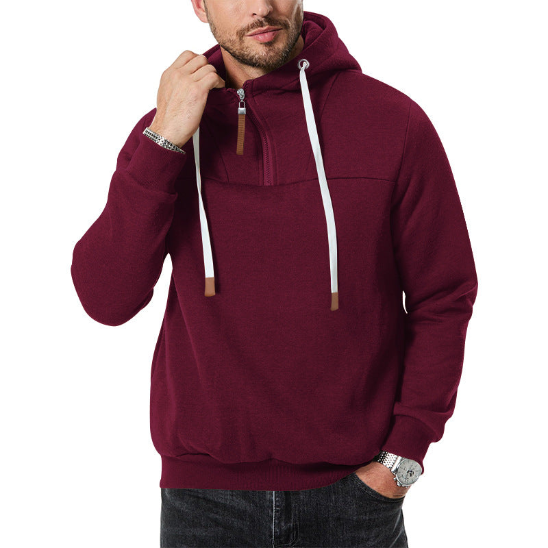 Men's Hoodie Sport with Innovative Zipper Design Lune London