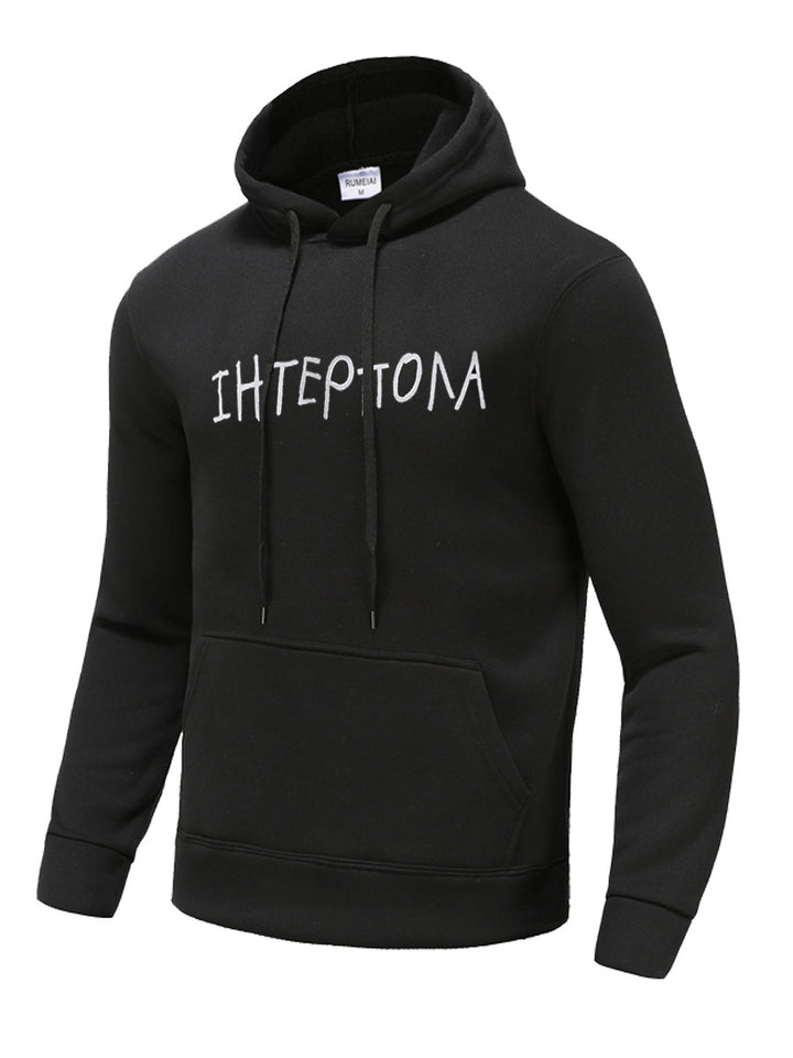 Hooded sweatshirt for women with creative wording and comfortable fit Lune London