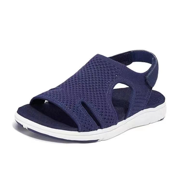 Breathable women's sandals with adjustable strap and ergonomic sole Lune London