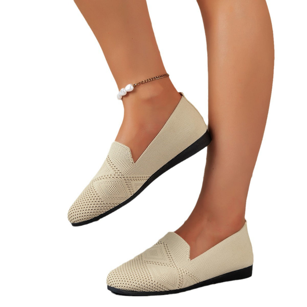 Breathable slip-on ballerina for women with flexible sole Lune London