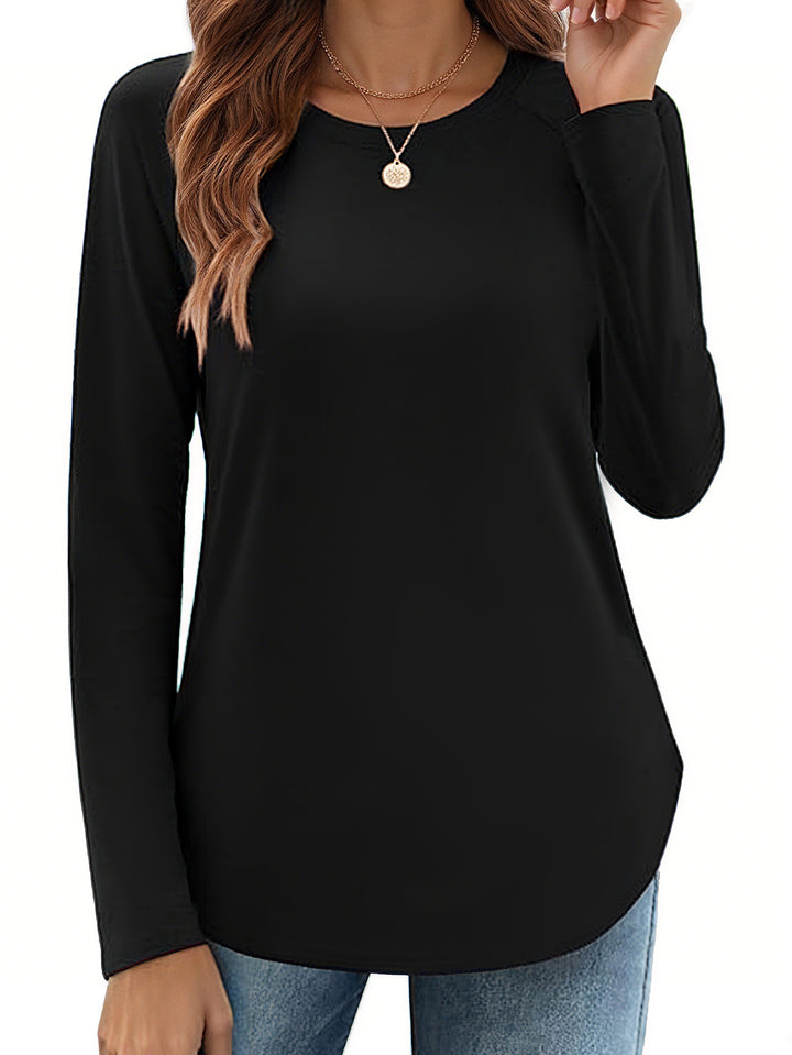 Women's long sleeve sporty t-shirt with relaxed fit Lune London