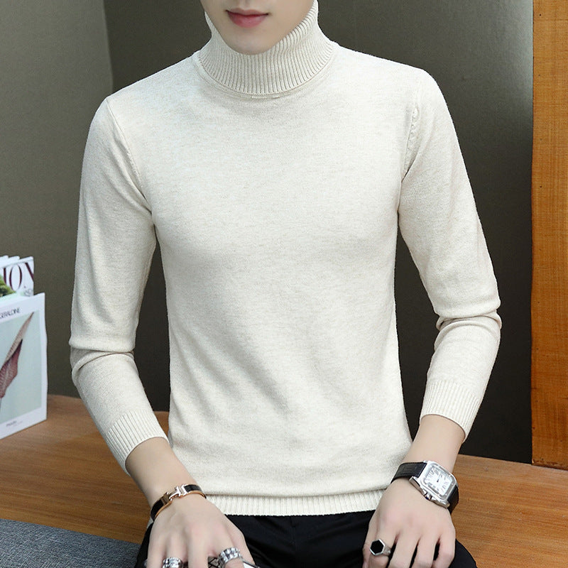 Turtleneck sweater with a fine structure for men Lune London