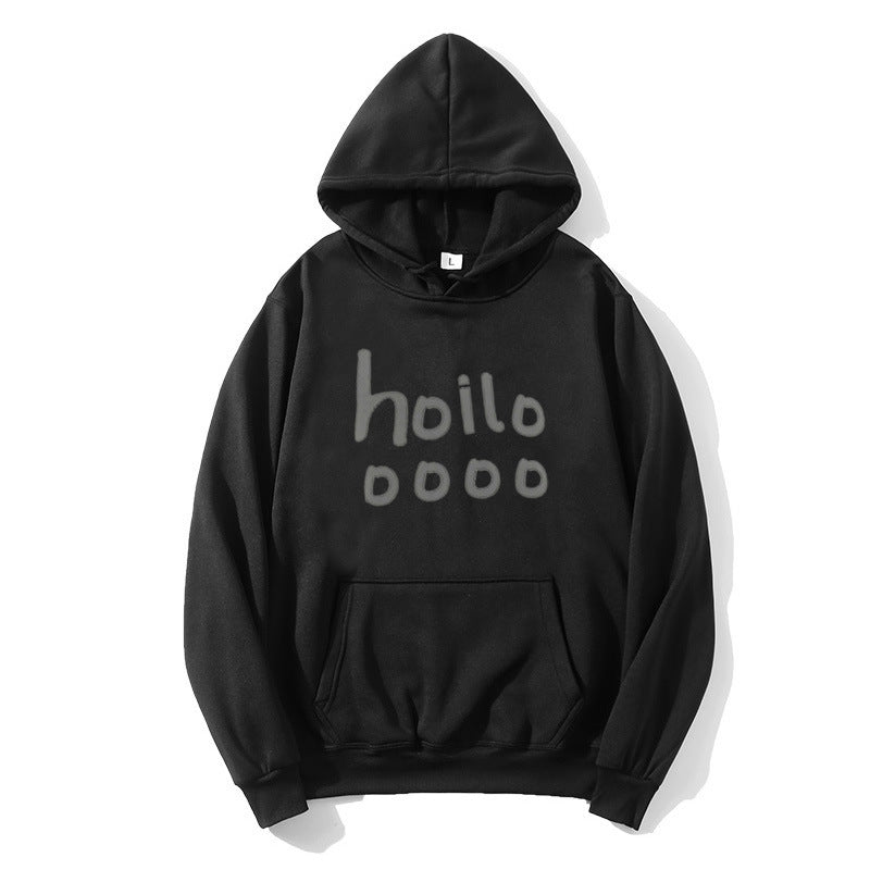Women's hoodie with loose fit and creative print Chic & Stil