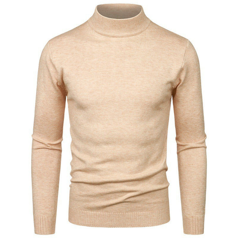 Elegant turtleneck sweater for men in fine cotton blend Lune London