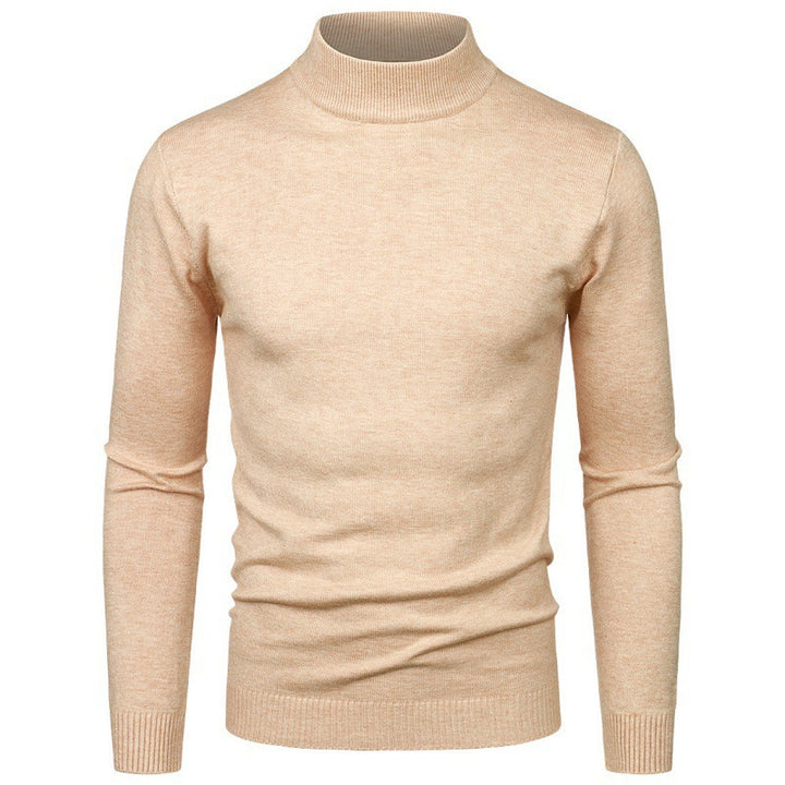 Elegant turtleneck sweater for men in fine cotton blend Lune London