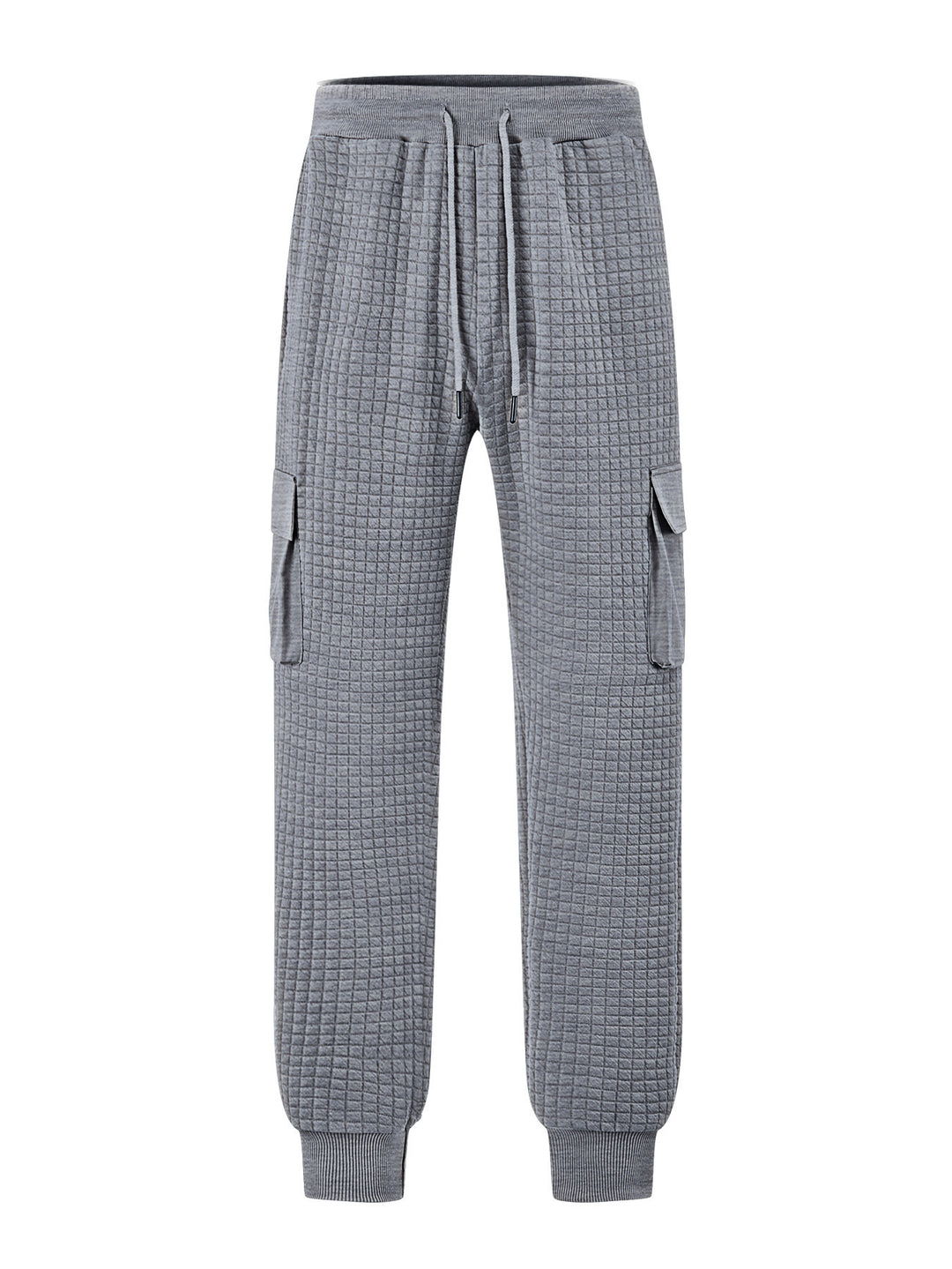Men's cargo jogger pants with textured design and practical pockets Lune London