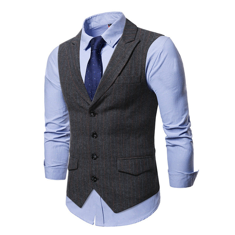 Men's jacket with a fine striped pattern Lune London