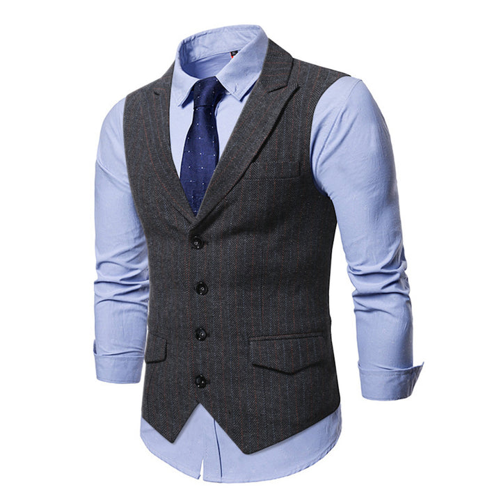 Men's jacket with a fine striped pattern Lune London