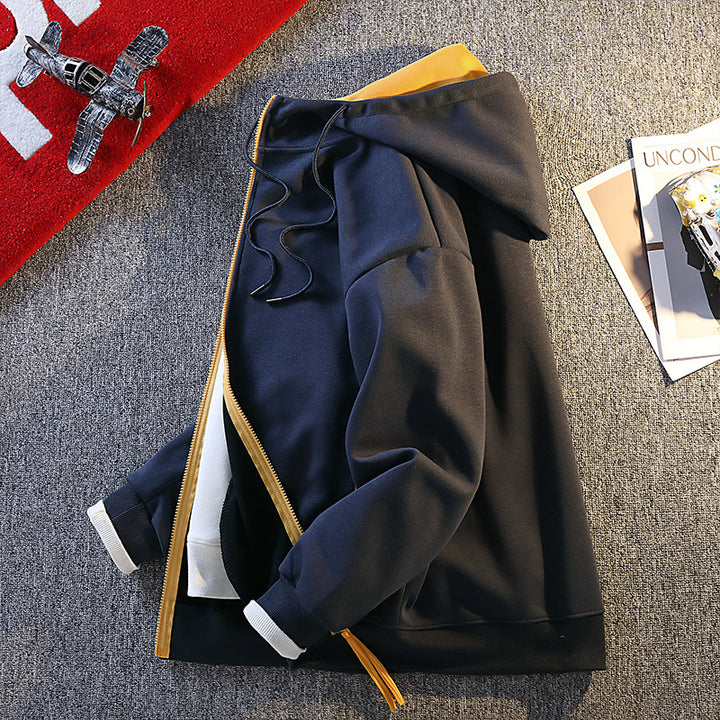 Trendy hooded jacket for men with contrasting details Lune London