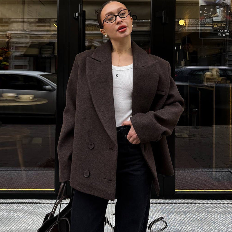 Oversized wool blazer for women Lune London
