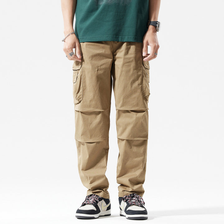 Pantalon cargo pour hommes avec poches multifonctionnelles Lune London