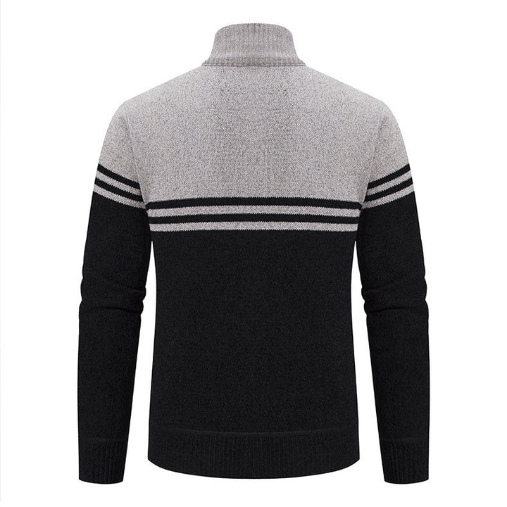 Stylish leisure jacket for men with high collar and modern zip details Lune London