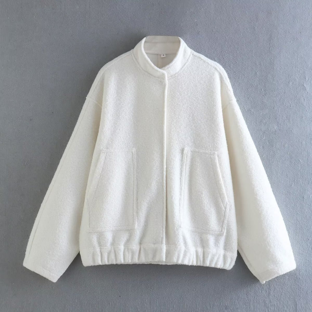 Ladies oversized casual jacket made of high-quality fabric Lune London
