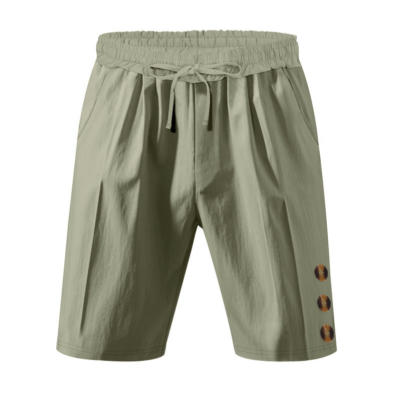 Leisure shorts for men with elastic waistband and practical side pockets Lune London