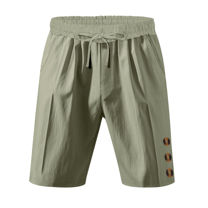 Leisure shorts for men with elastic waistband and practical side pockets Lune London