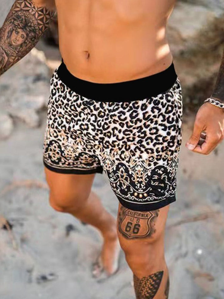 Men's Tropical Print Casual Short Set Lune London