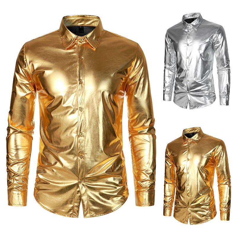 Men's Metallic Shirt Lune London