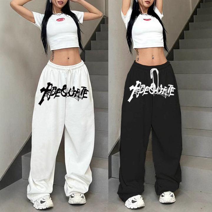 Women’s Casual Leisure Pants with Wide Cut and Stylish Print Chic & Stil