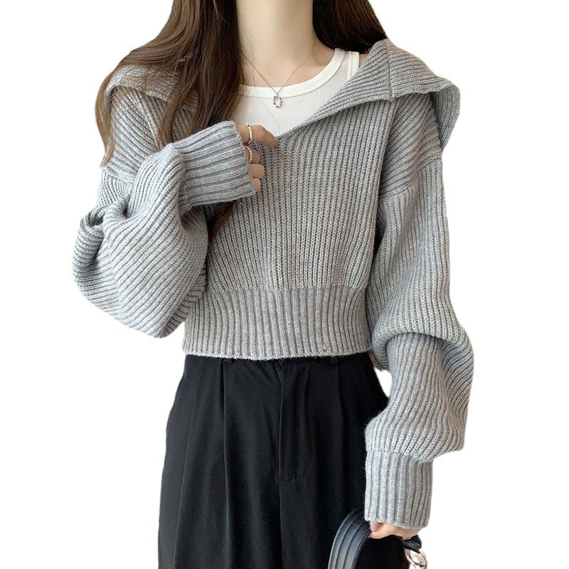 Ladies oversized V neck hoodie sweater Lune London