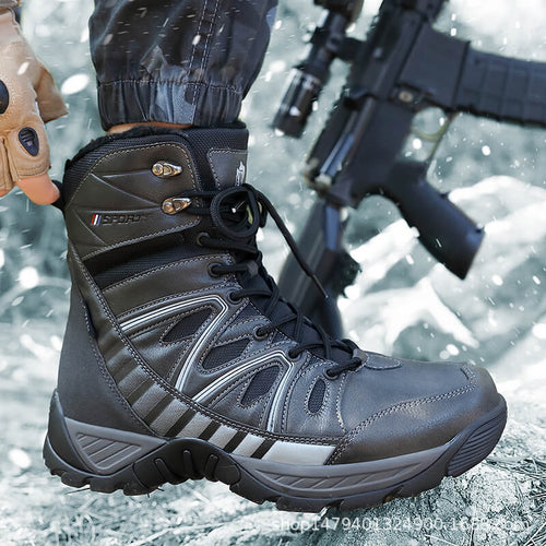 Waterproof winter hiking boots for women with insulating lining and non-slip sole Lune London