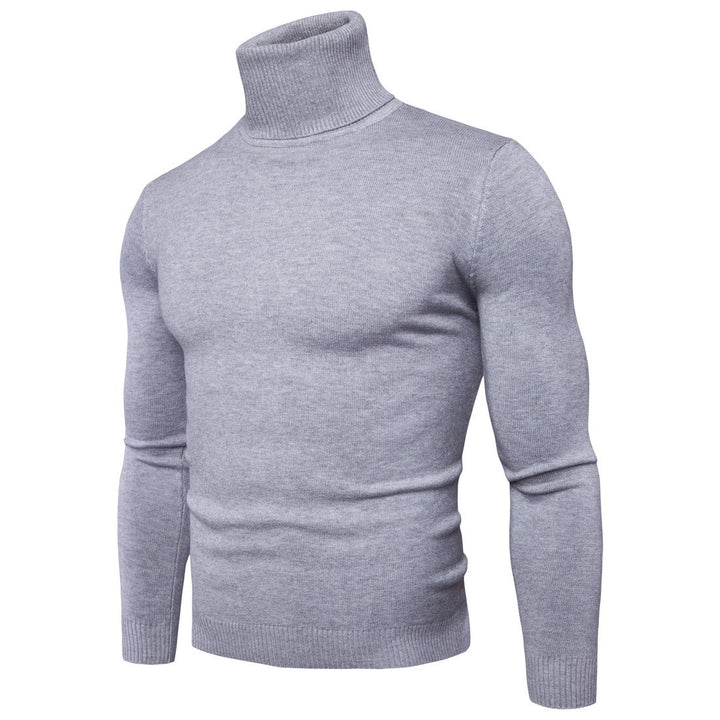 Men's roll neck sweater in fine merino wool Lune London