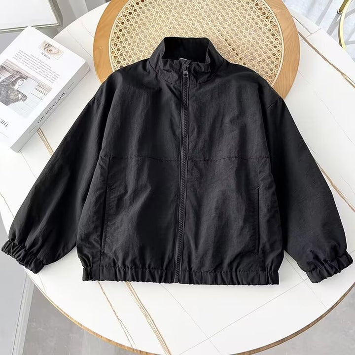Veste féminine légère de transition avec col montant Chic & Stil