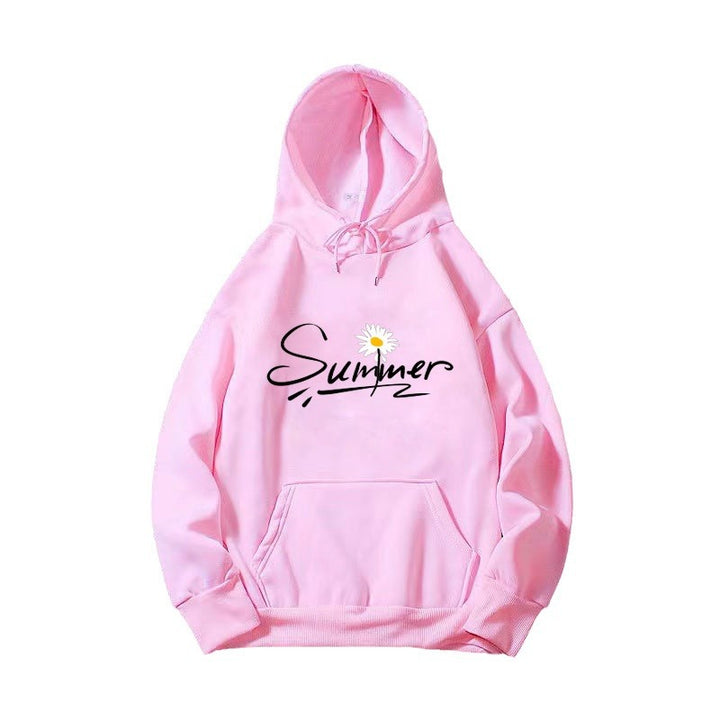 Women's hooded sweatshirt with cool summer motif Chic & Stil
