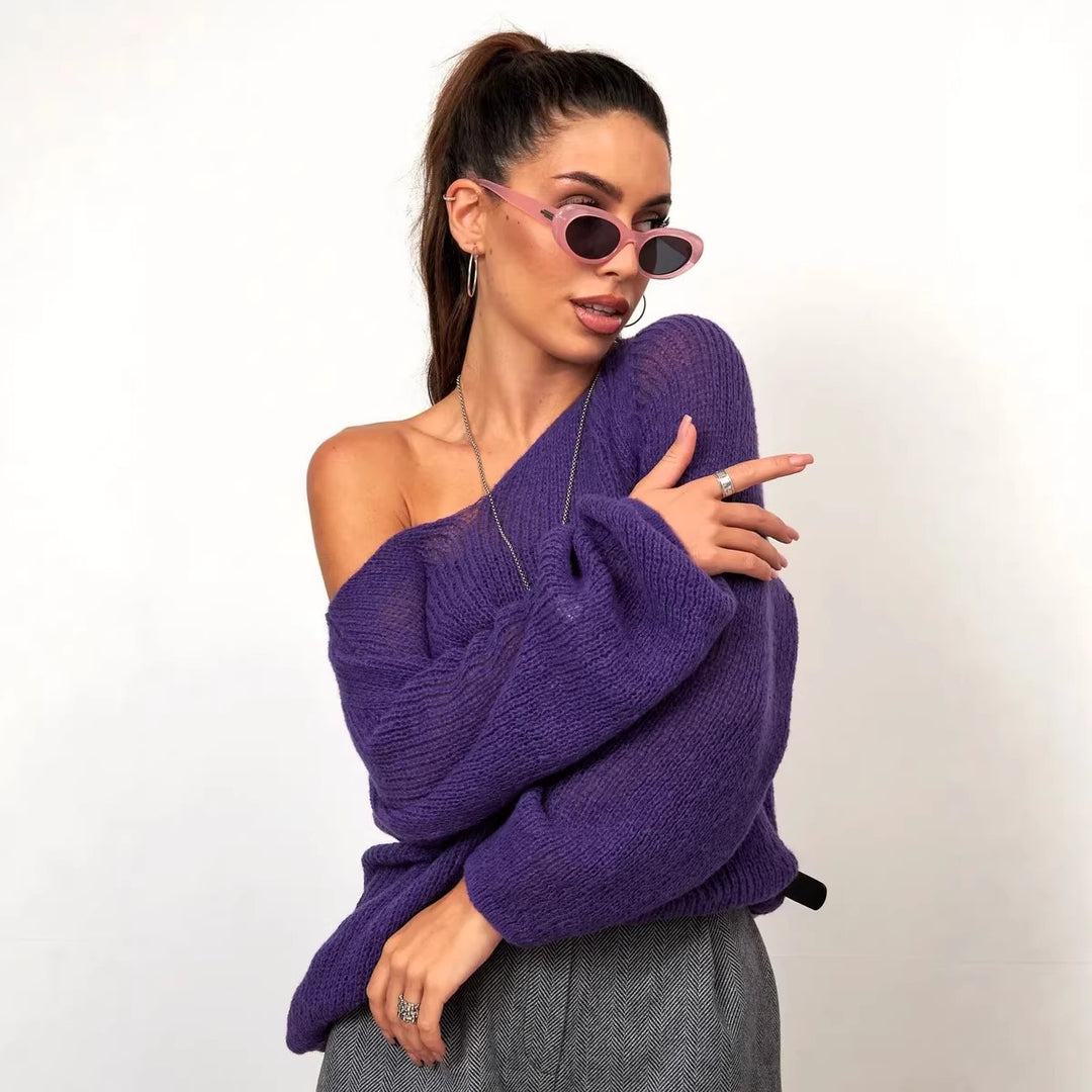 Pull décontracté pour femmes avec une texture décontractée et un matériau doux Chic & Stil