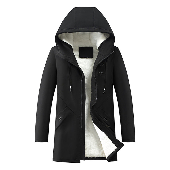 Trendy winter jacket for men with insulated lining and practical zip pockets Lune London