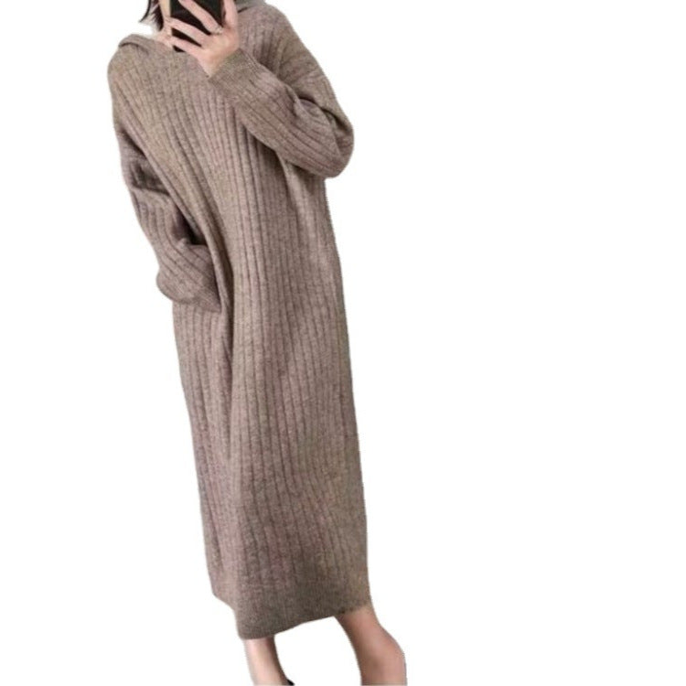 Women's knit dress with a ribbed design and a relaxed fit Lune London
