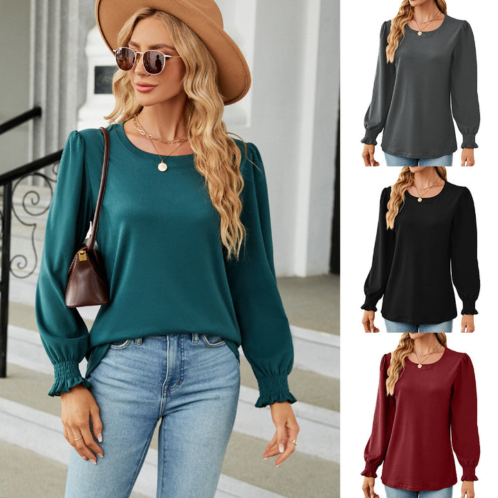 Sweater women with puff sleeves and elastic cuffs Lune London