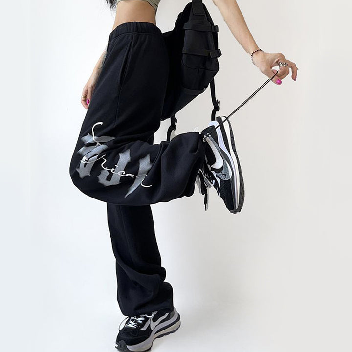 Women's Casual Leisure Pants with Fashionable Print Chic & Stil