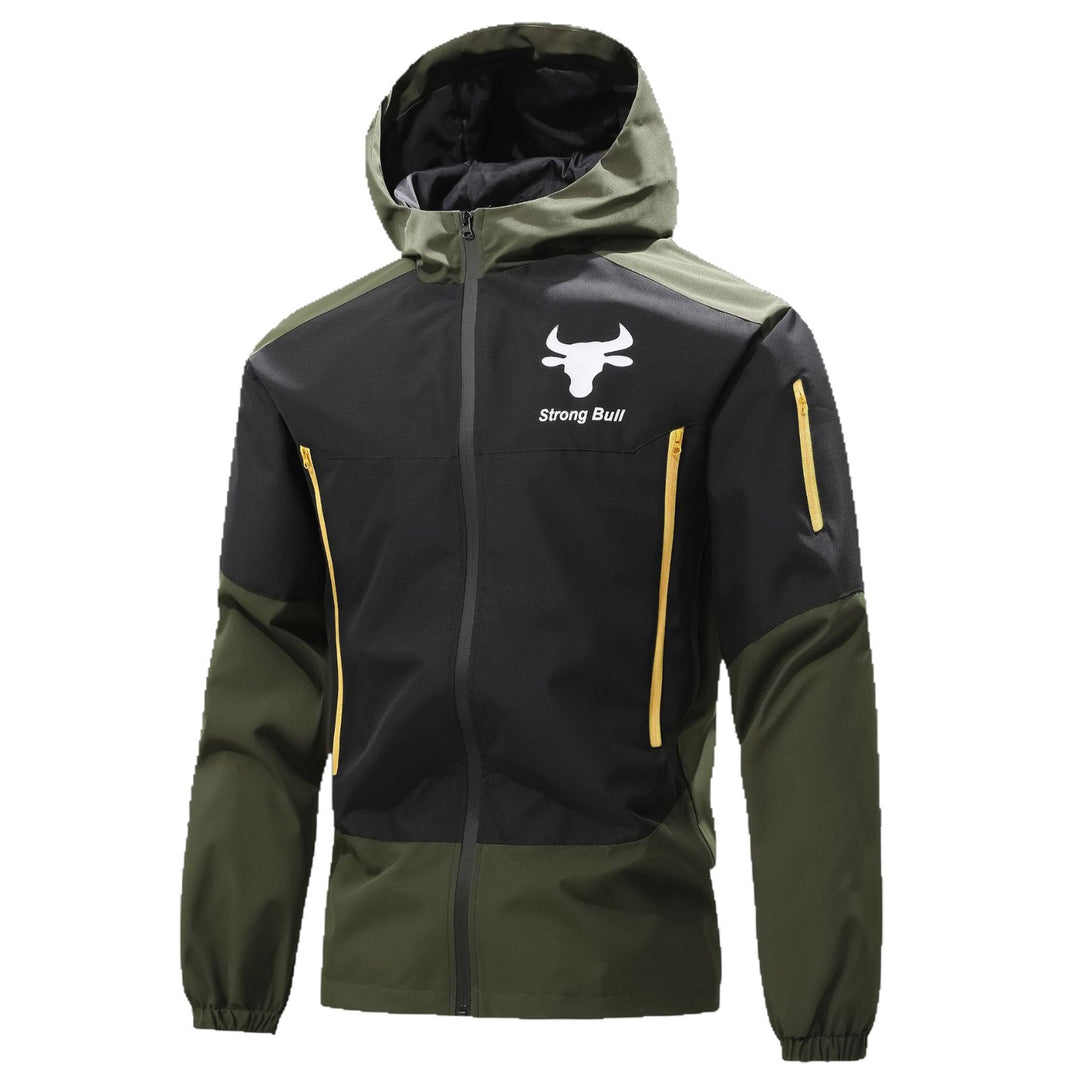 Functional jacket for men in breathable material with practical pockets Lune London