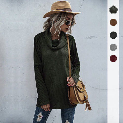 Women casual top with large collar Lune London