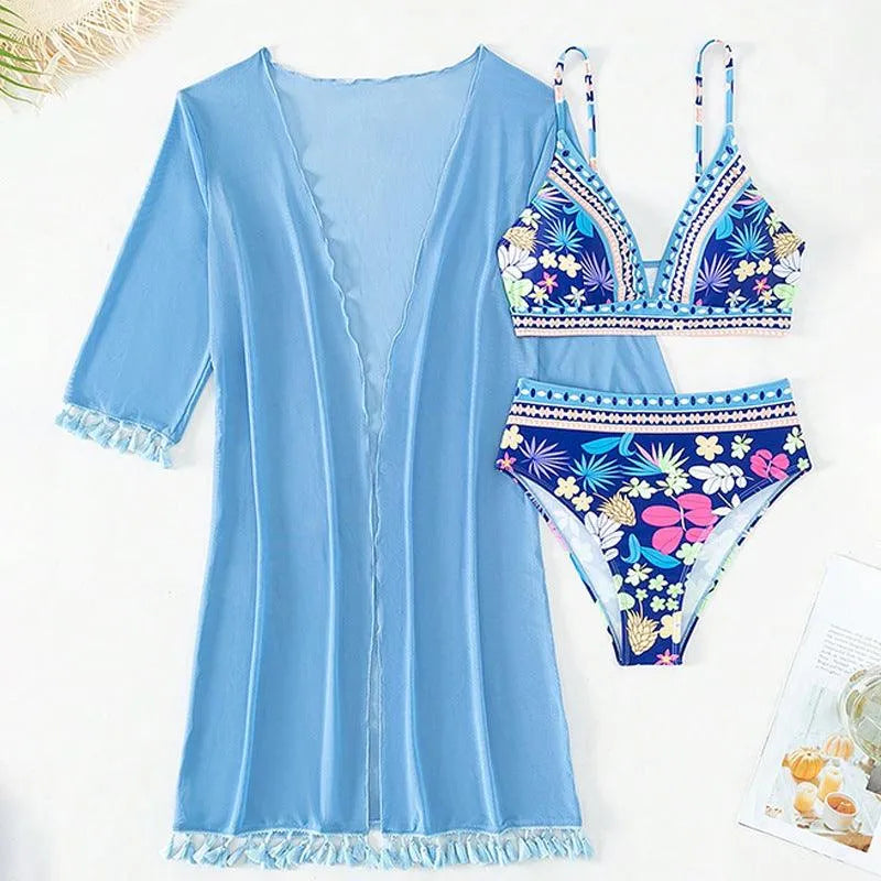 Chic Und Stil | Three-Piece Swimsuit